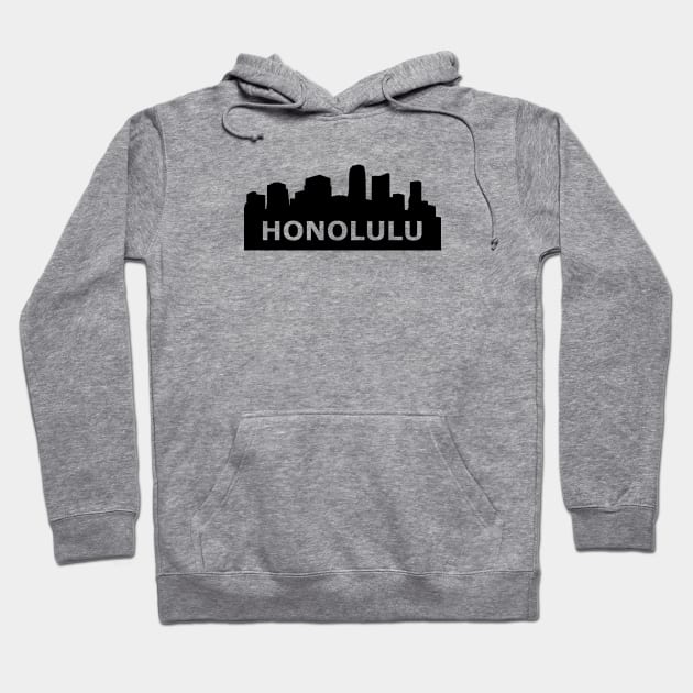 Honolulu Skyline Hoodie by gulden